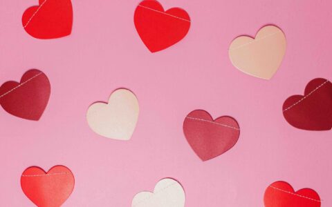 Hearts shapes pattern